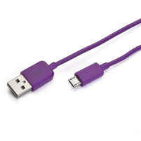 Micro USB кабел универсален виолетов